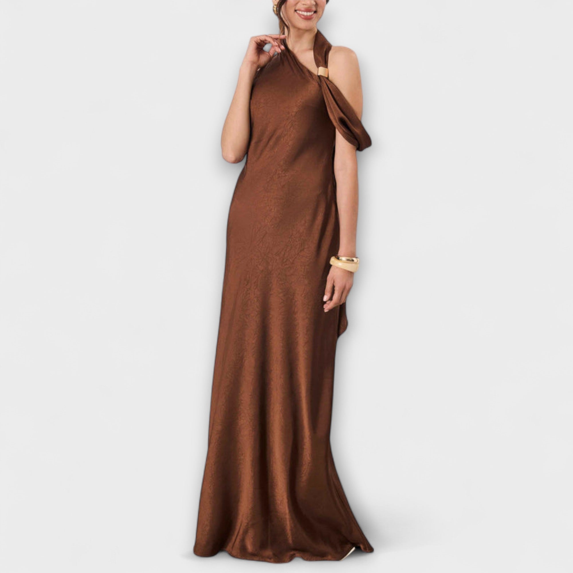 Azura - Abito Maxi Elegante in Satin