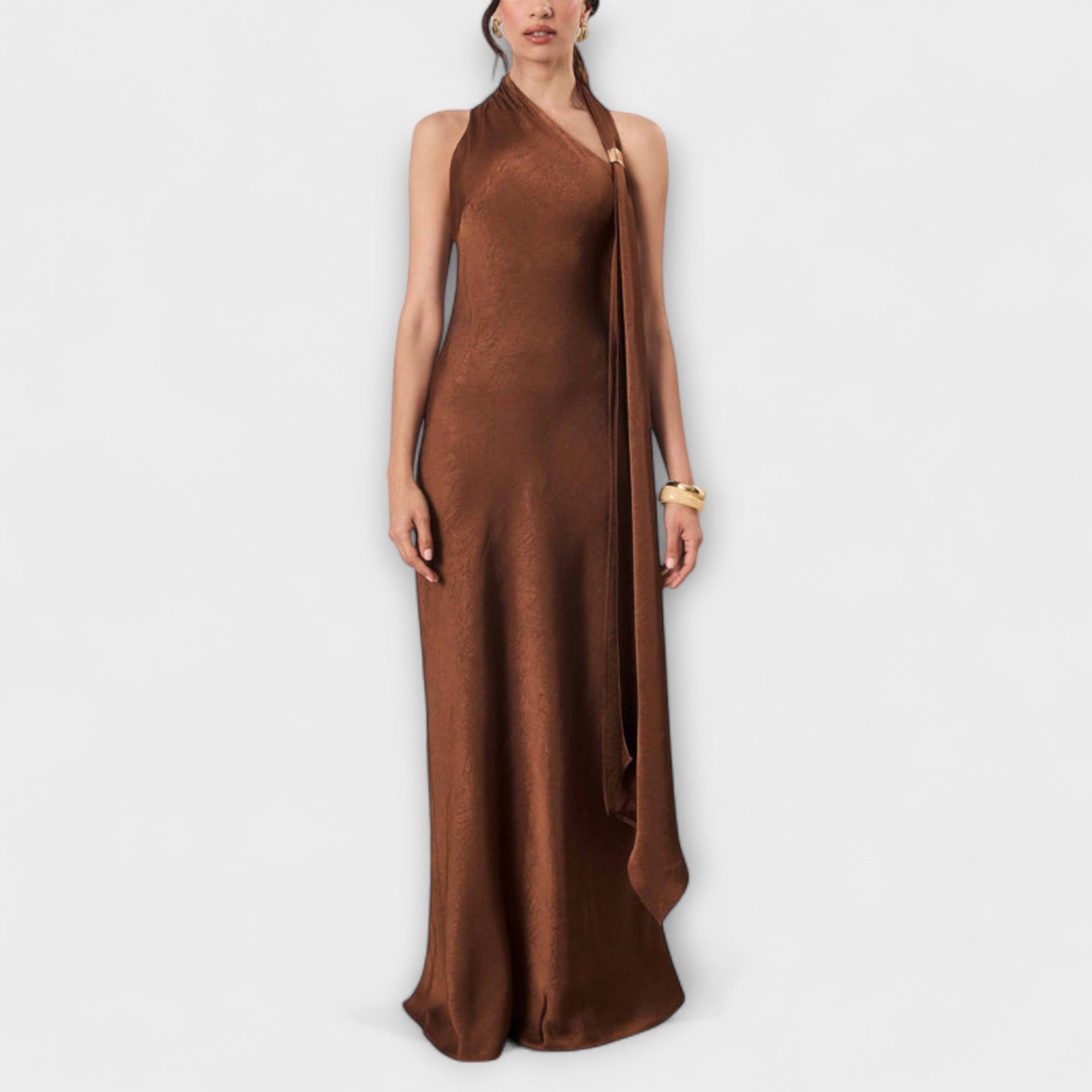 Azura - Abito Maxi Elegante in Satin