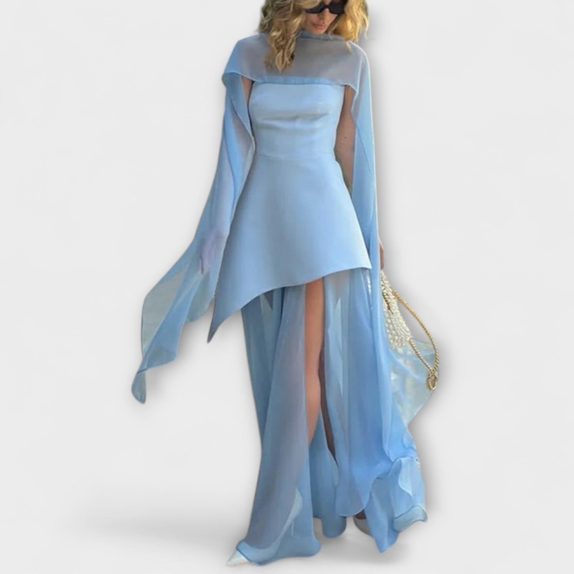 Goldie - Abito Maxi in Chiffon