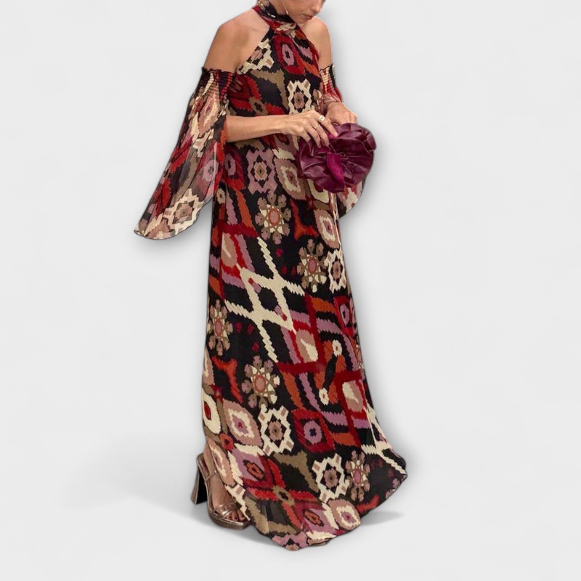 Monroe - Vestito Maxi in Stile Bohemien