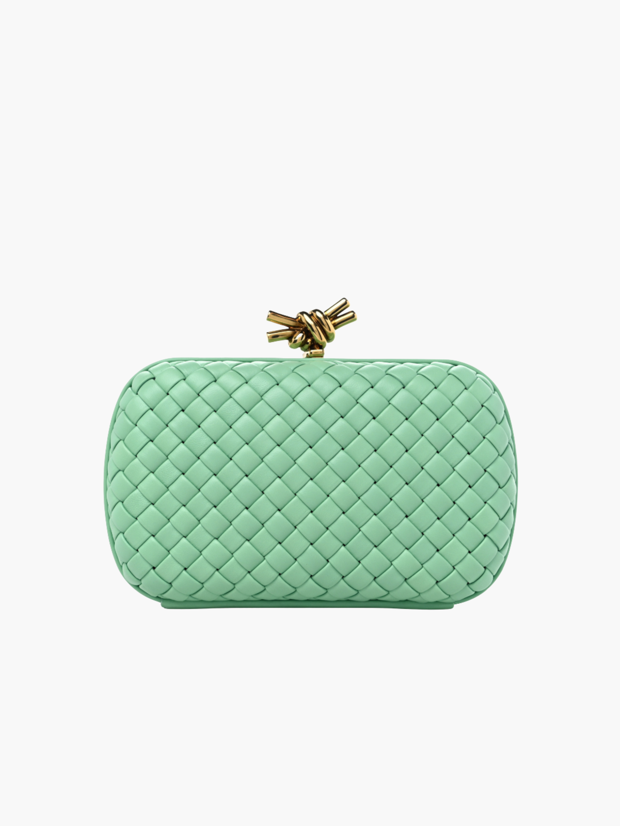 Borsa Clutch Mini Nodo Celeste