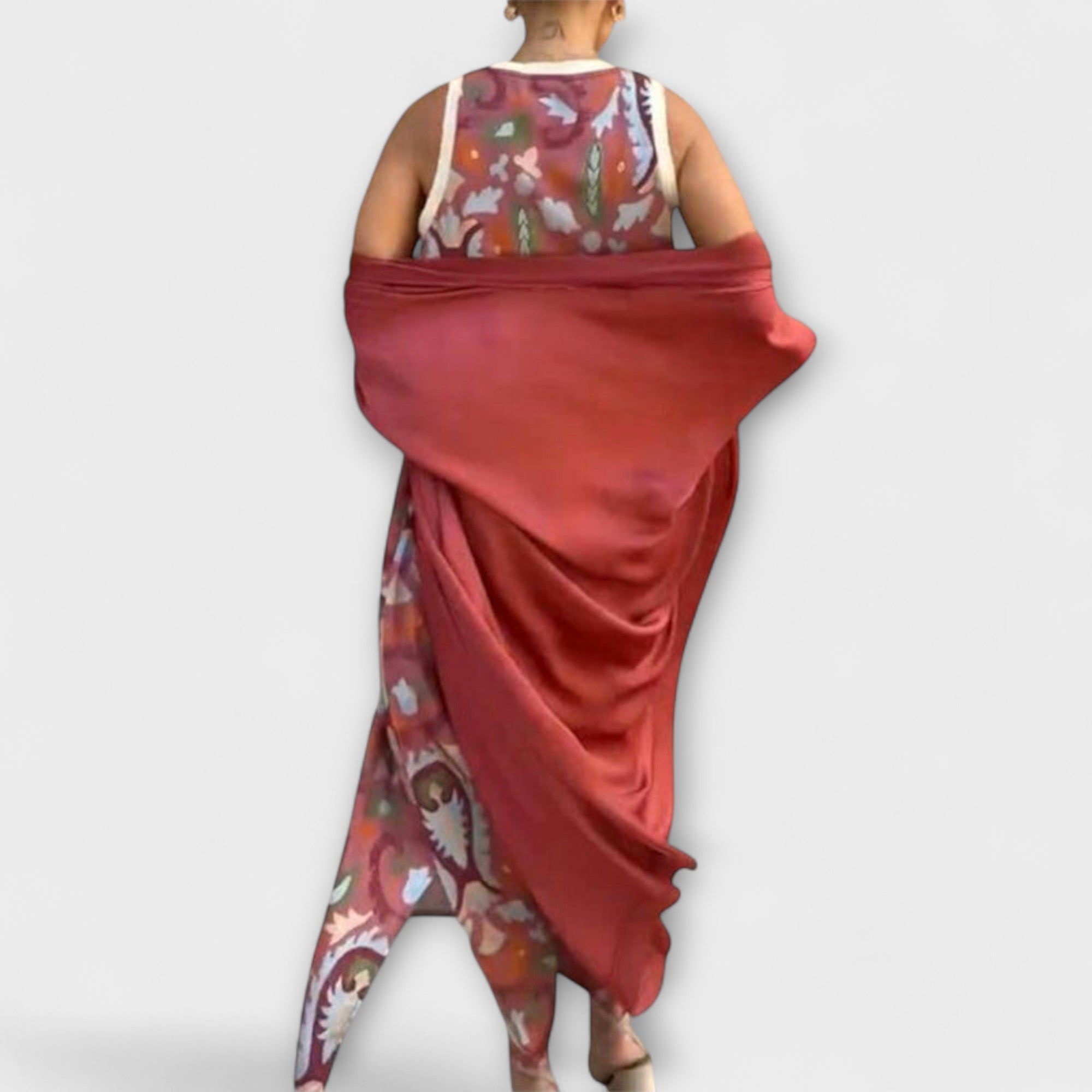 Selviane - Maxi Abito con Cardigan Coordinato