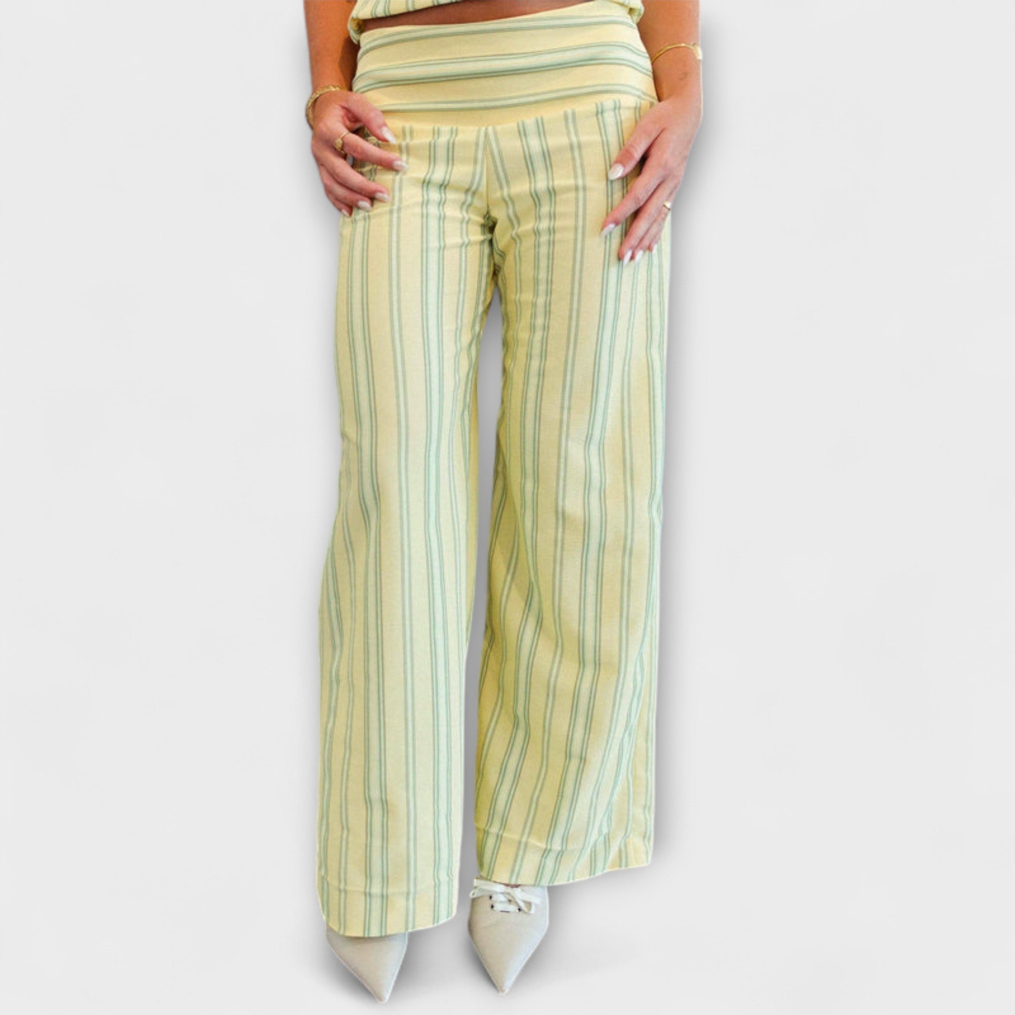 Anastasia - Ensemble di Pantaloni Striped Classici