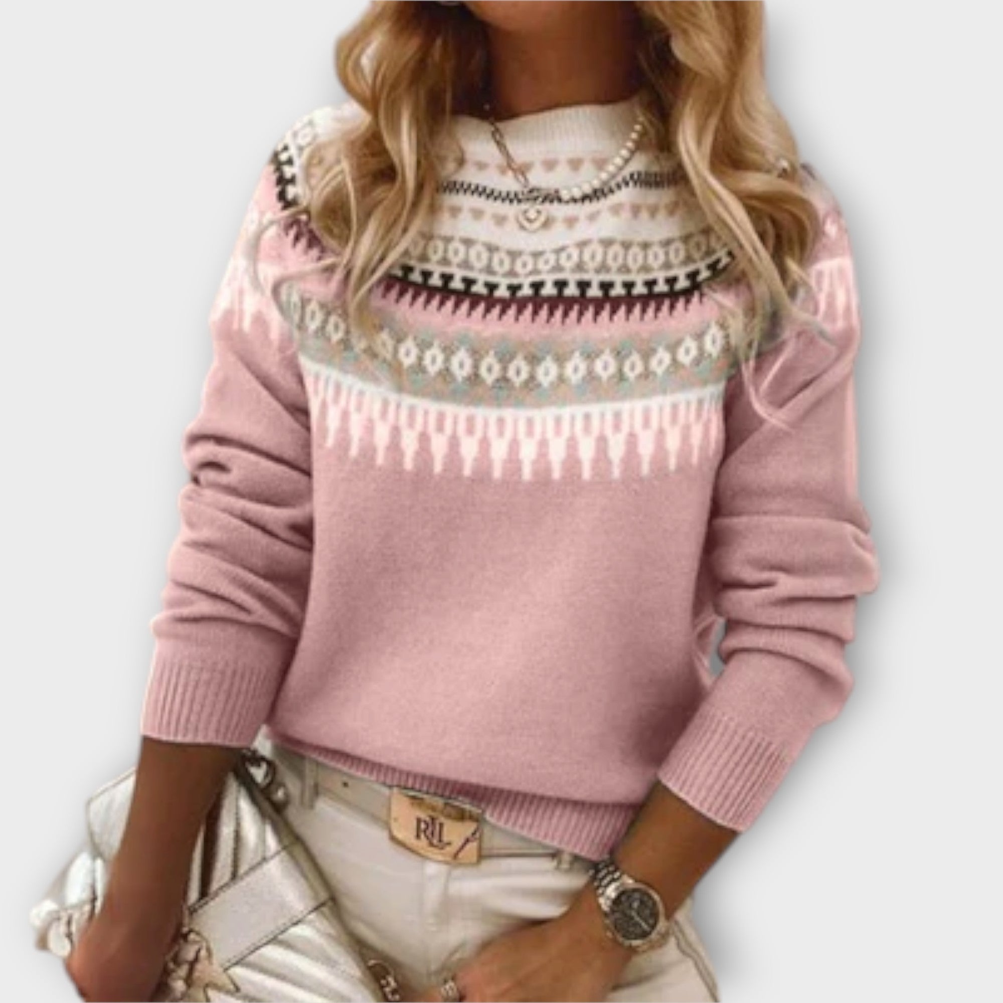 Lena - Maglione Knit Quotidiano Accogliente e Caldo