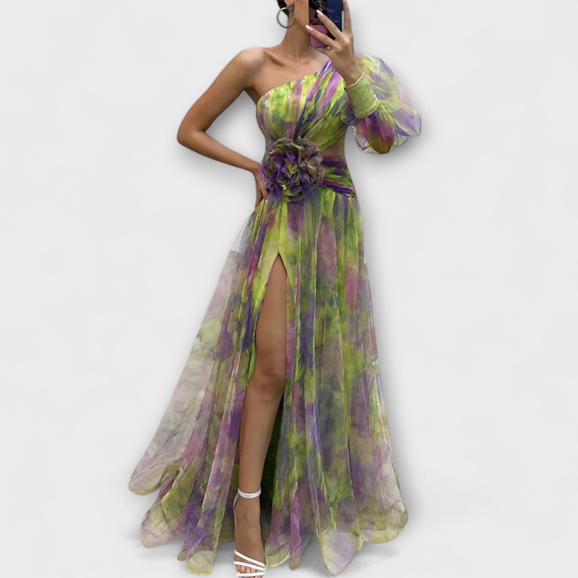 Minna – Abito Maxi Asimmetrico Amelie