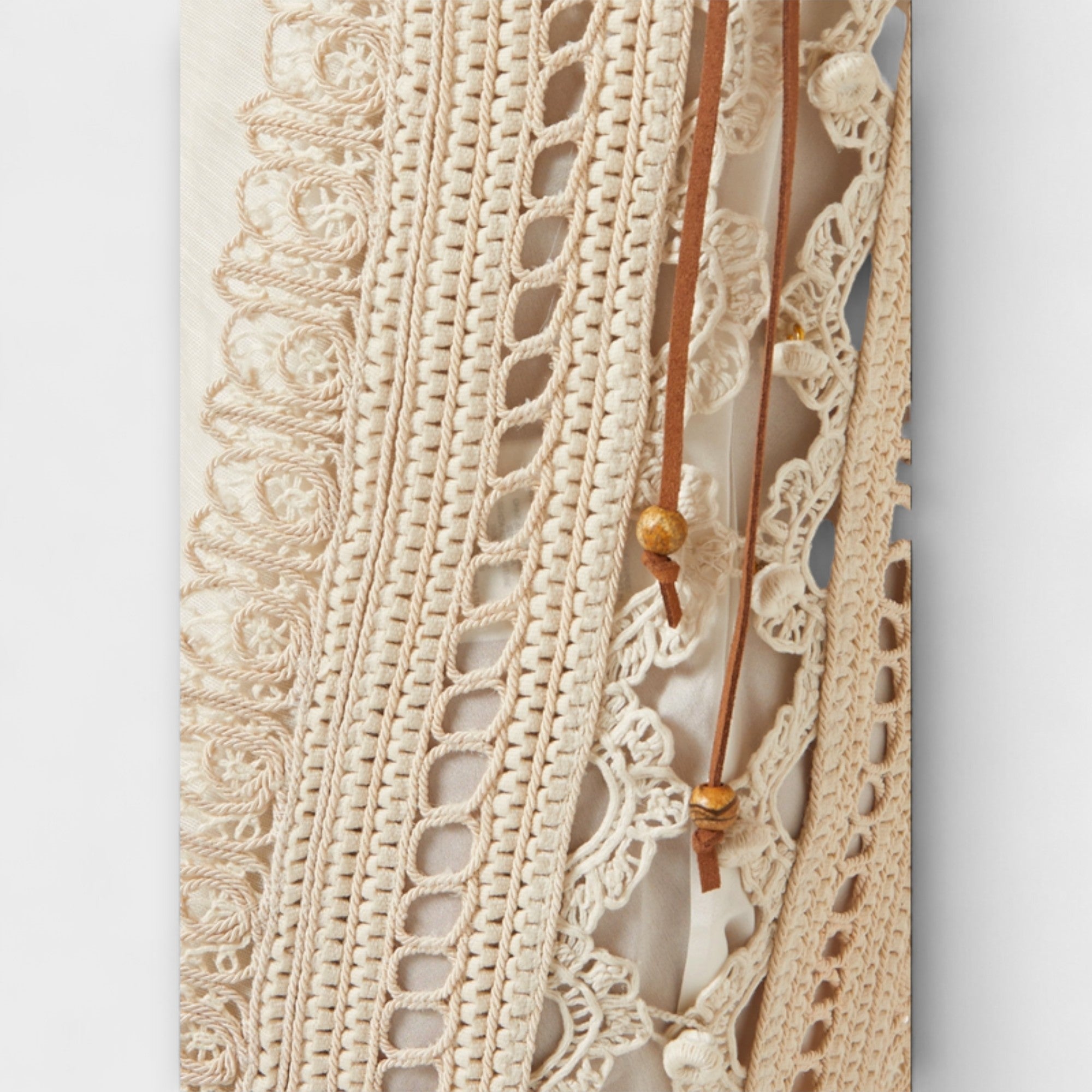 Mira - Abito Maxi in Organza Intrecciata