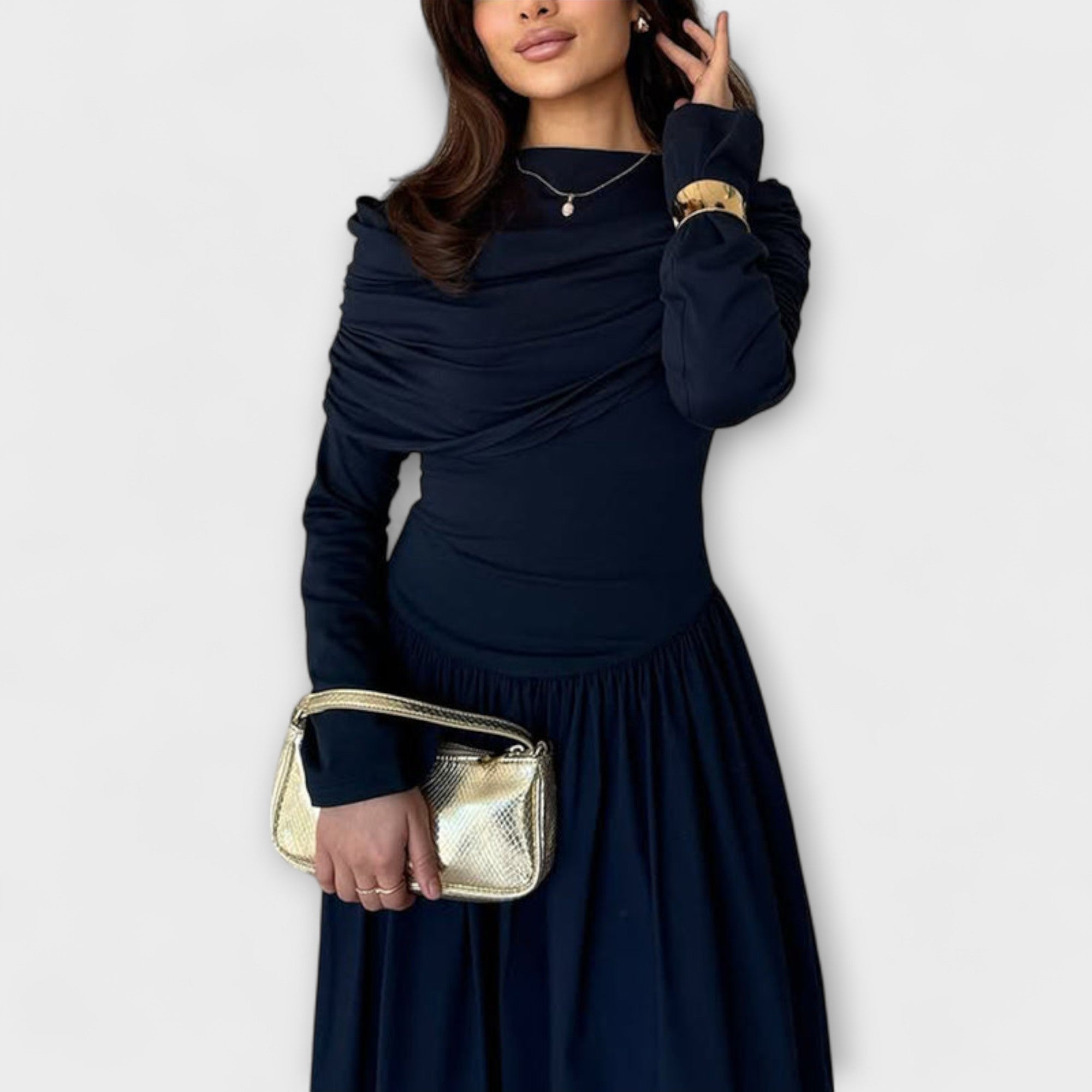 Jessica - Abito Plissettato Relaxed