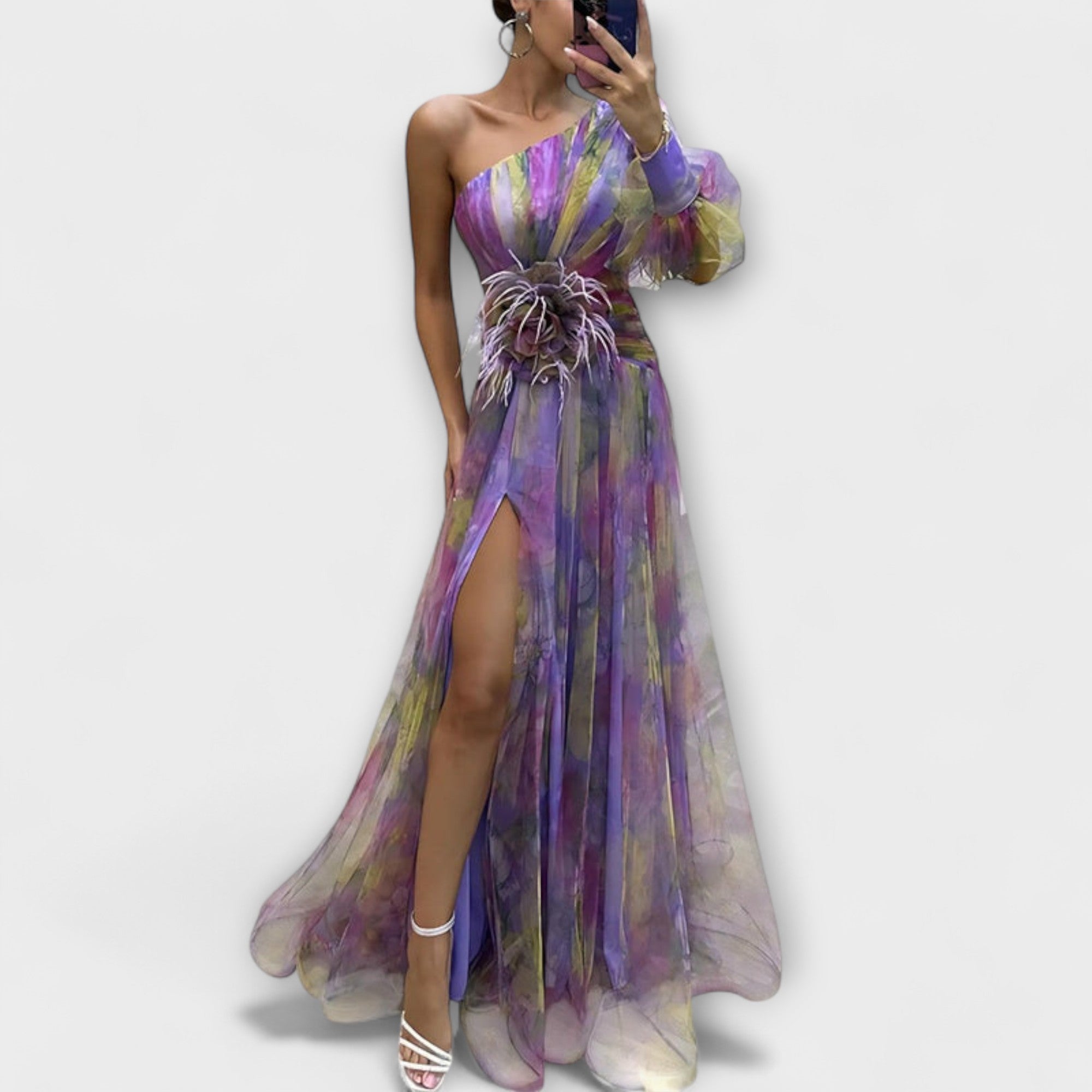 Minna – Abito Maxi Asimmetrico Amelie