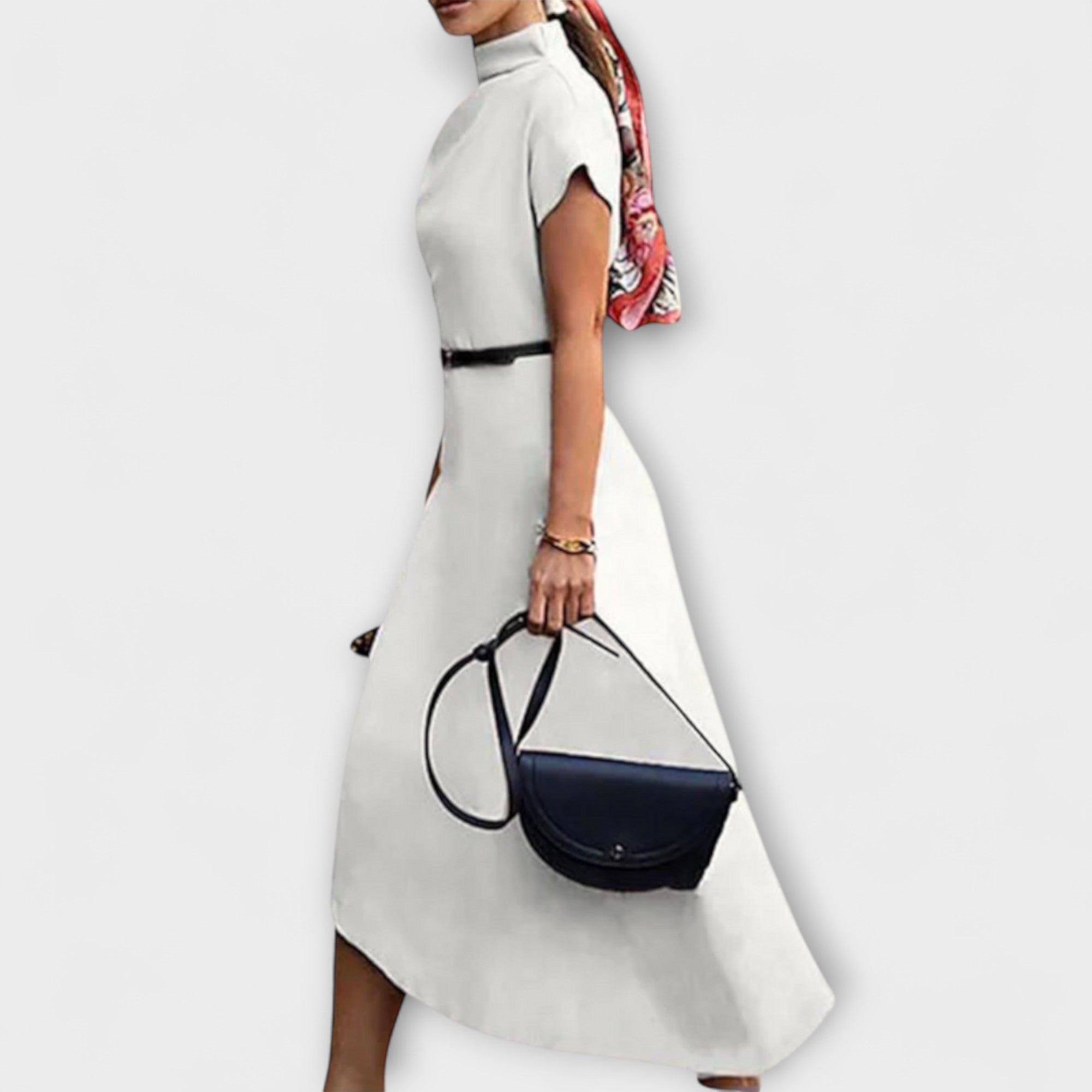 Amelia - Vestito Urbano Asimmetrico