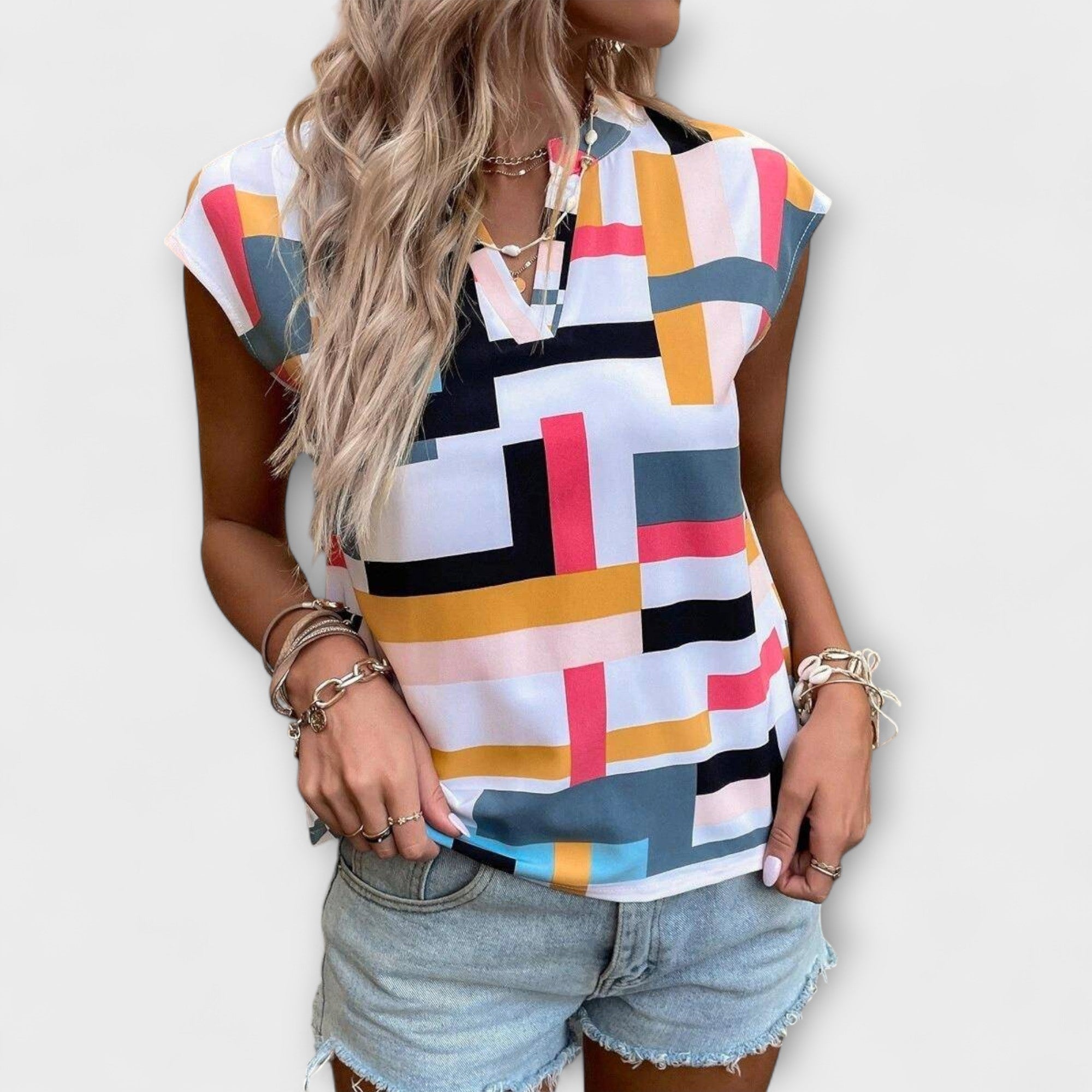 Chloe - Short Sleeve Blouse