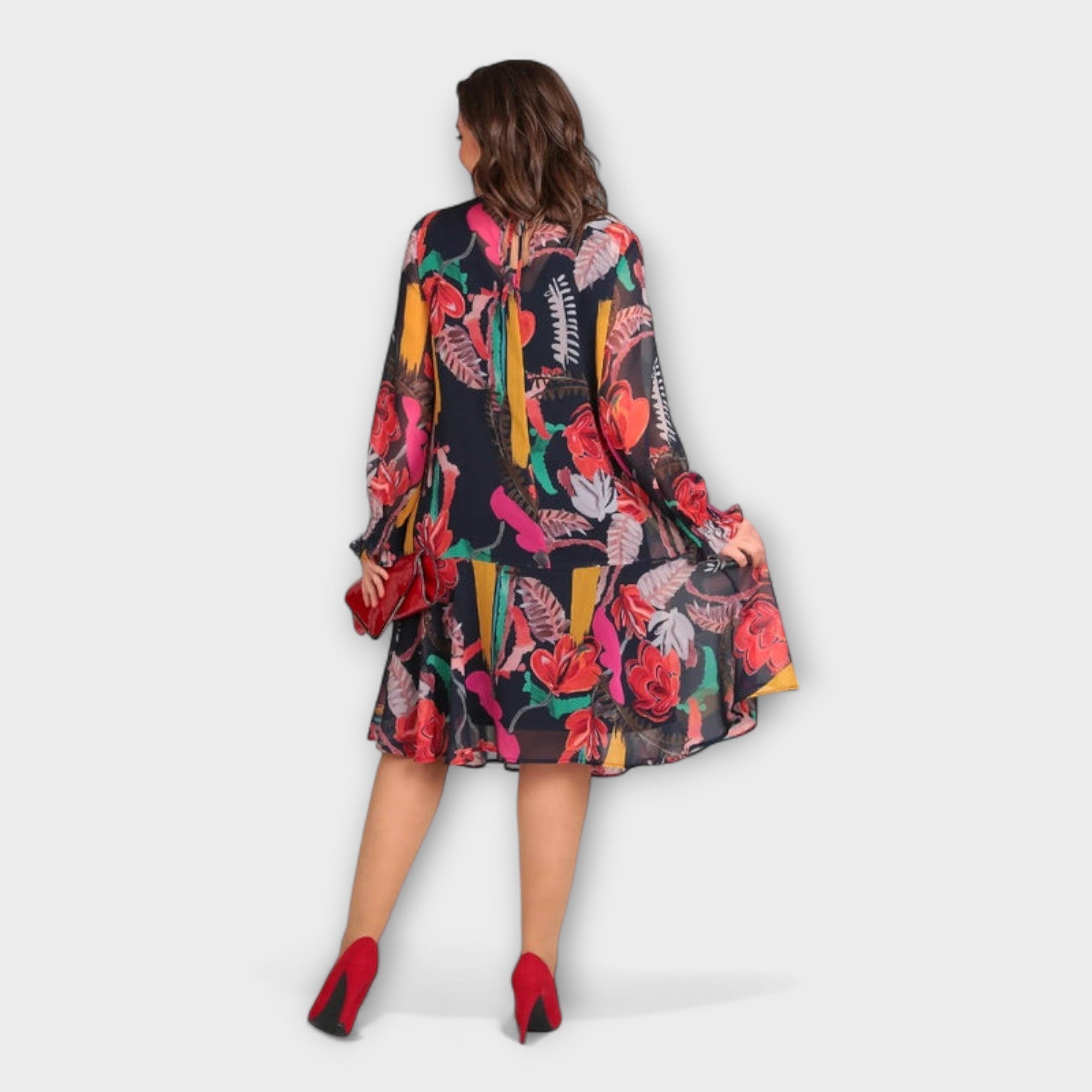 Caroline - Abito Elegante Taglie Forti per il Massimo Comfort