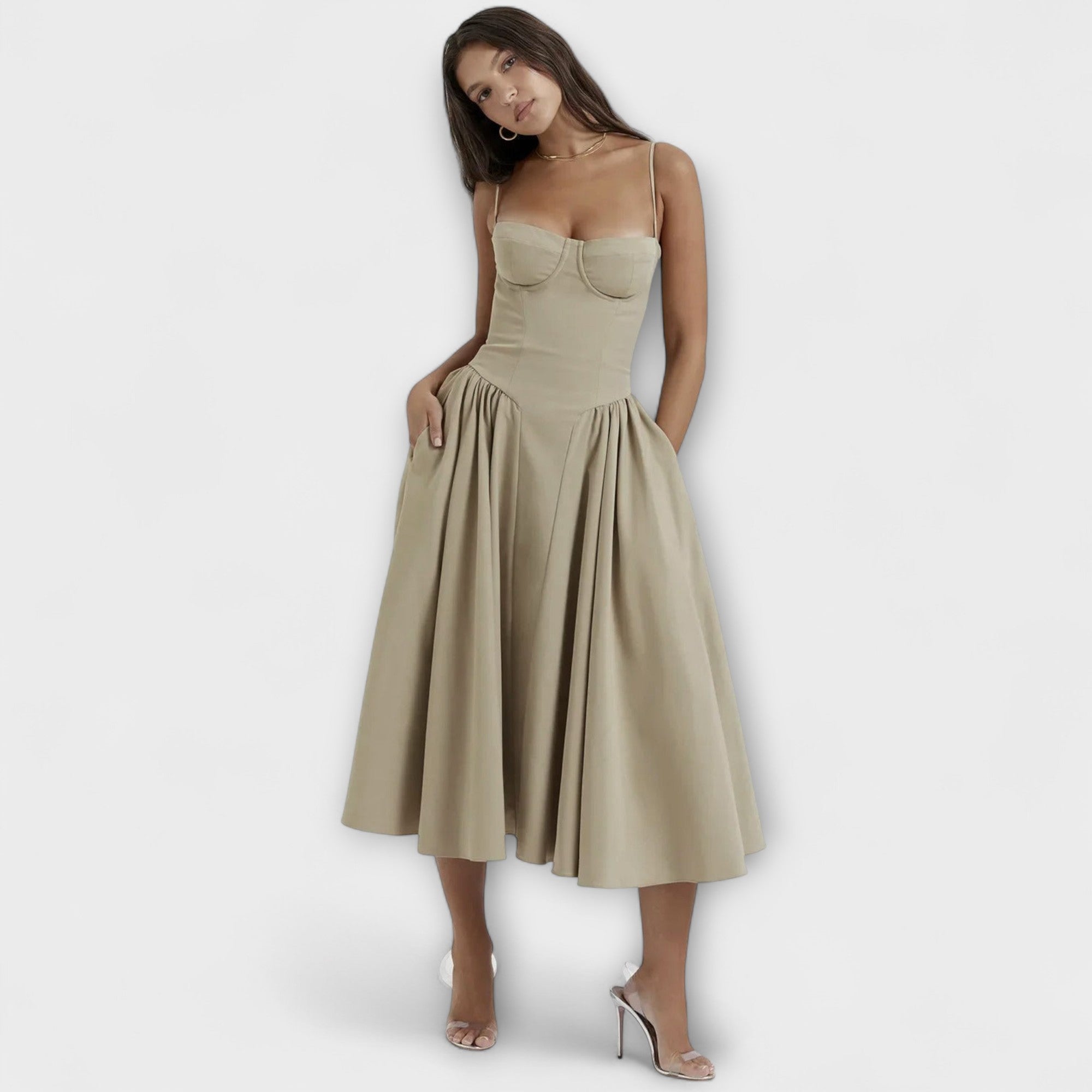 Rosalie - Abito Corsetto Senza Maniche Elegante