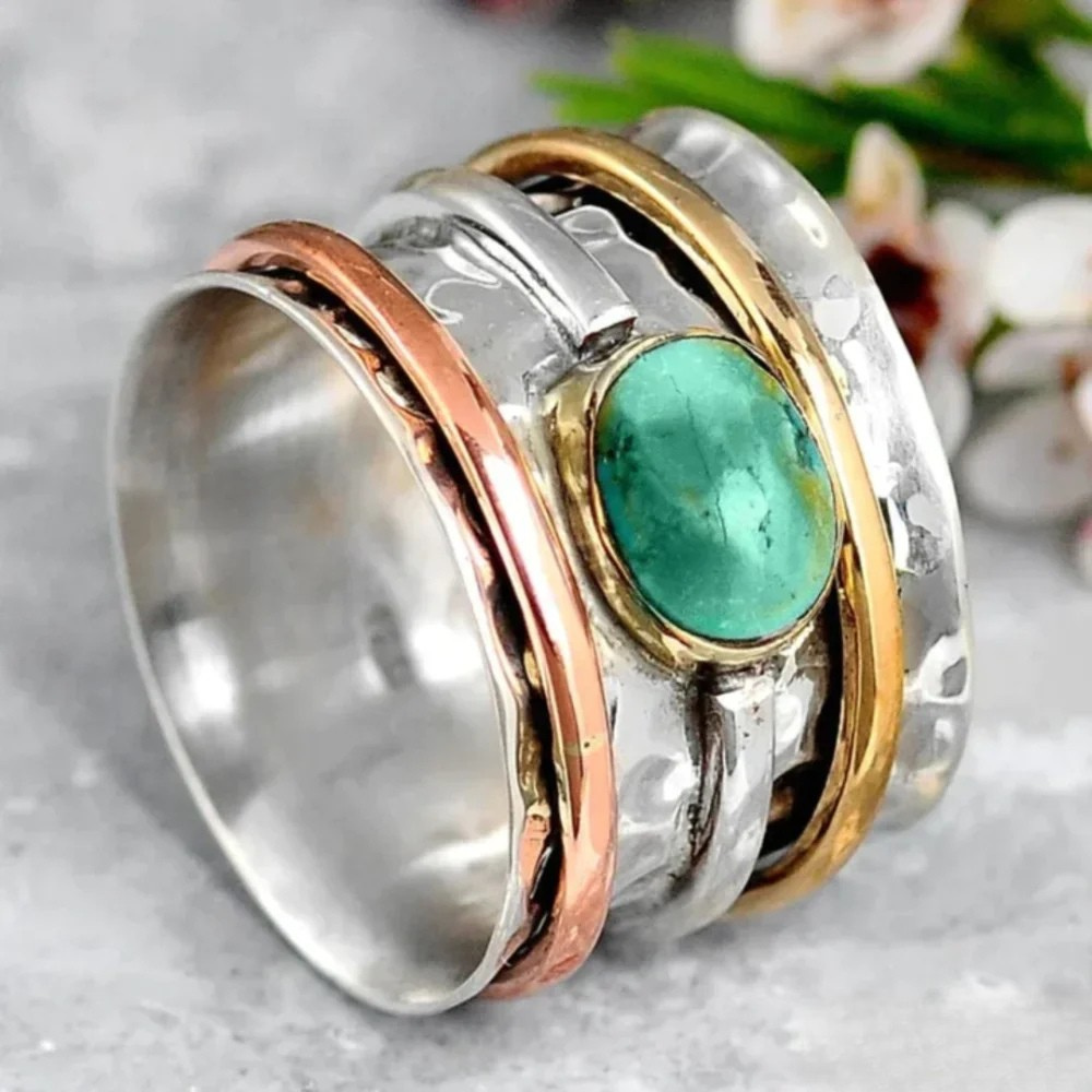 Anello Vintage in Oro e Argento