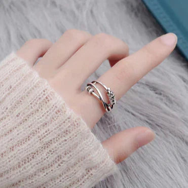 Anello Elegante per il Sollievo dallo Stress