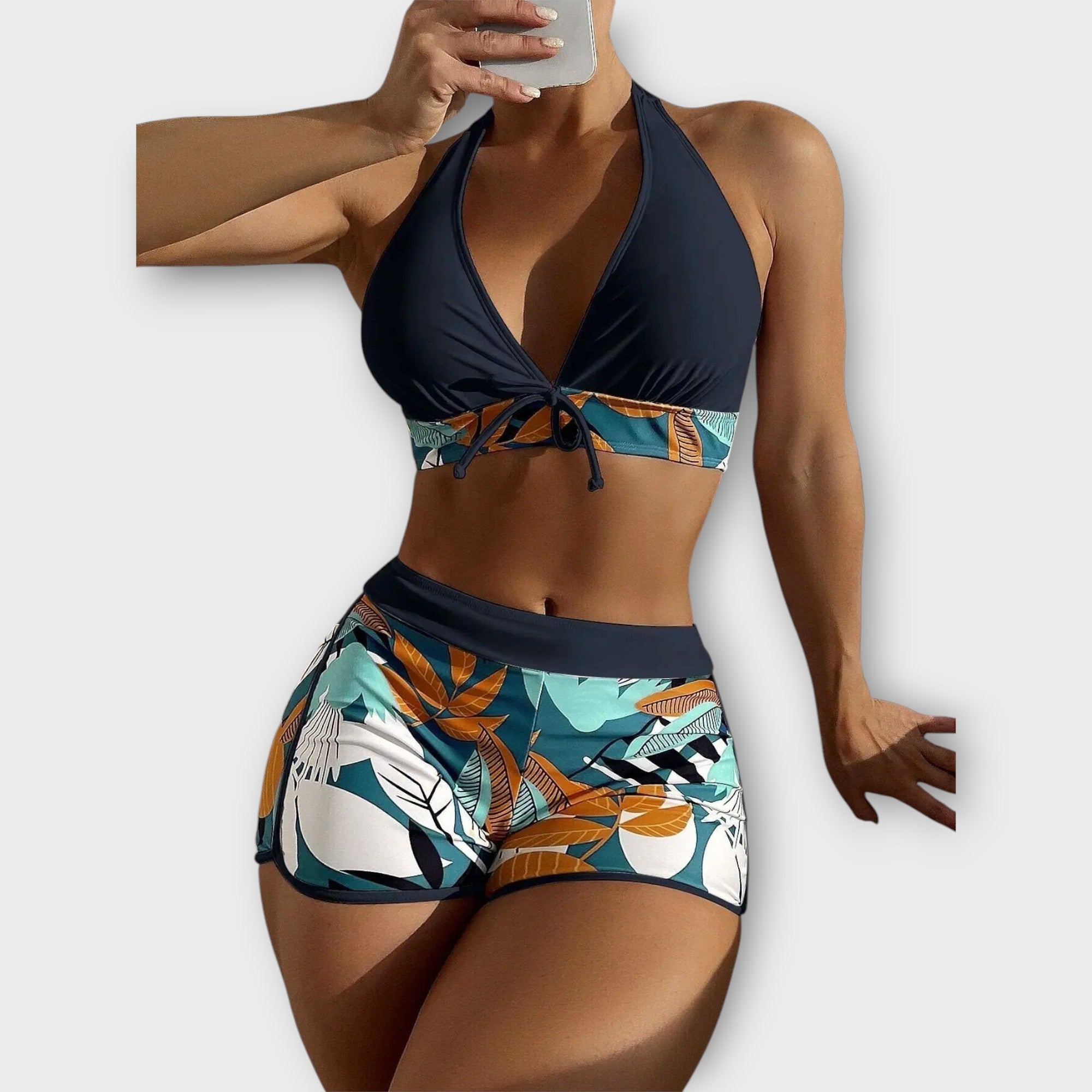 Set di Bikini a Vita Alta