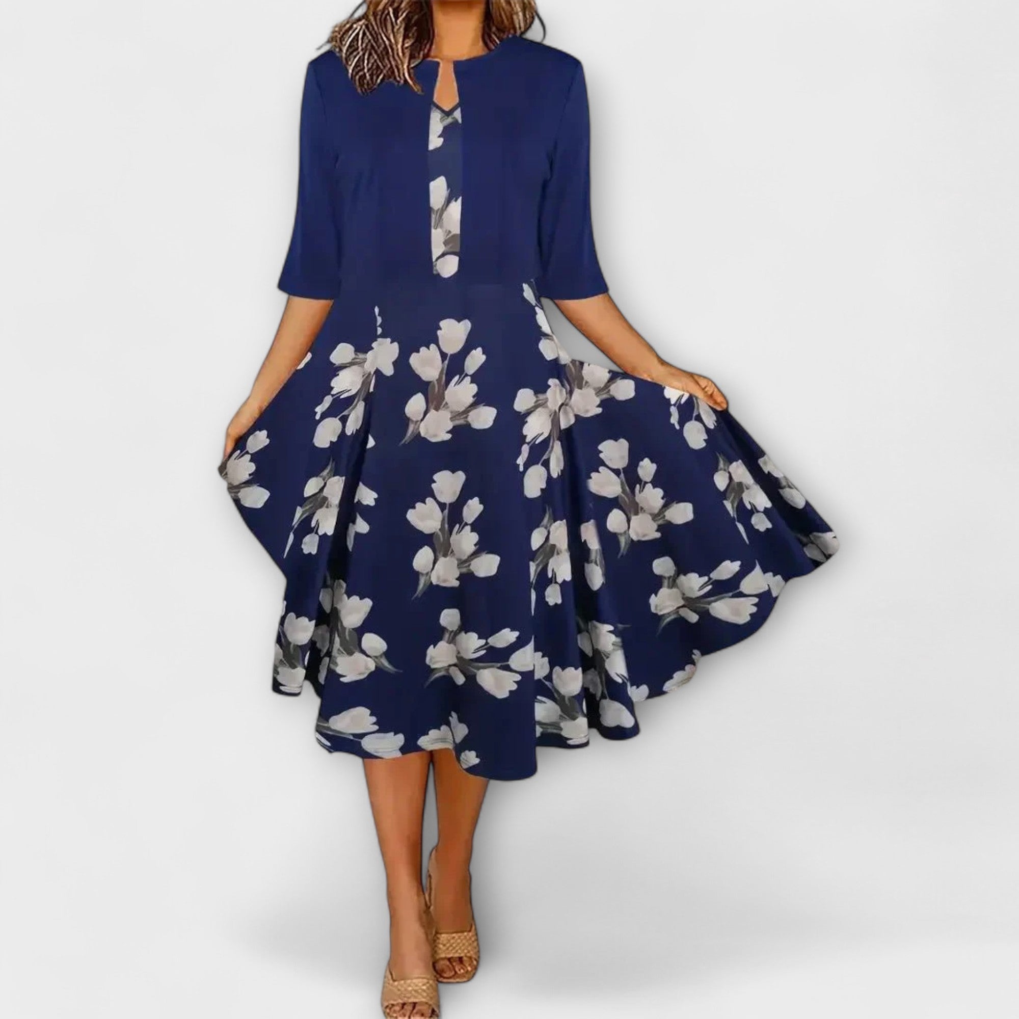 Abito Midi da Donna con Blazer