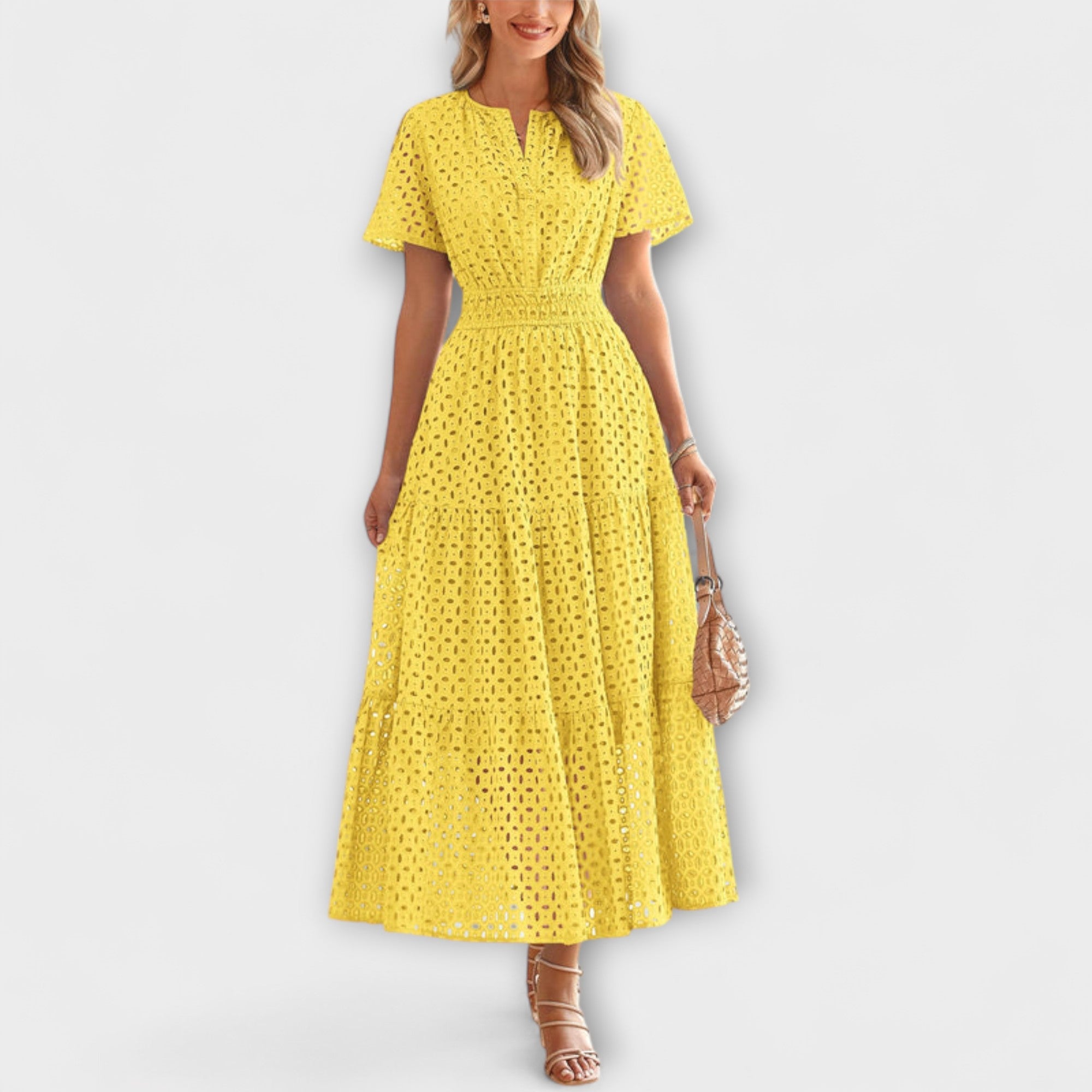 Linette - Abito Estivo Elegante in Pizzo