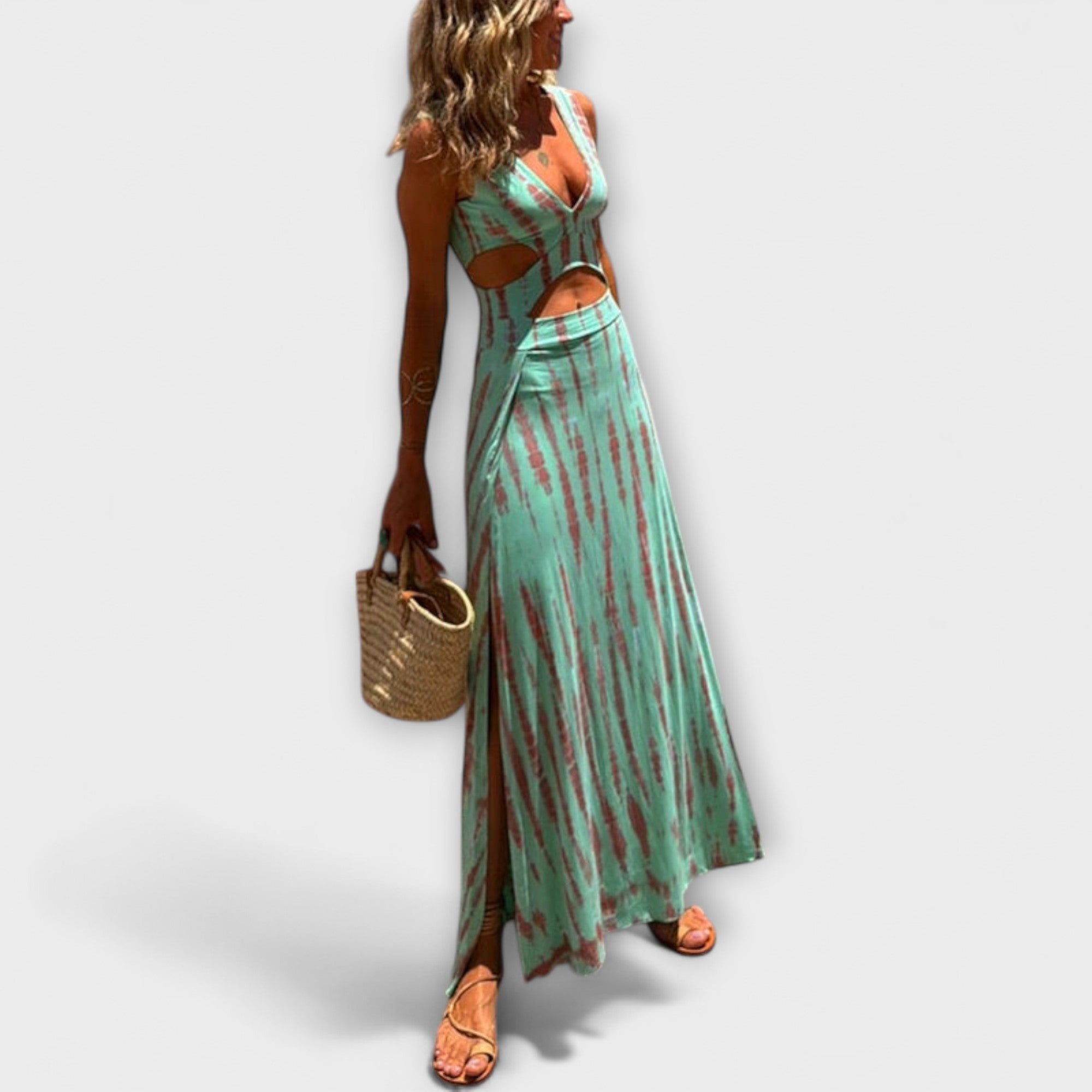 Ella - Abito Stretch con Cutout e Tie-Dye Eleanor