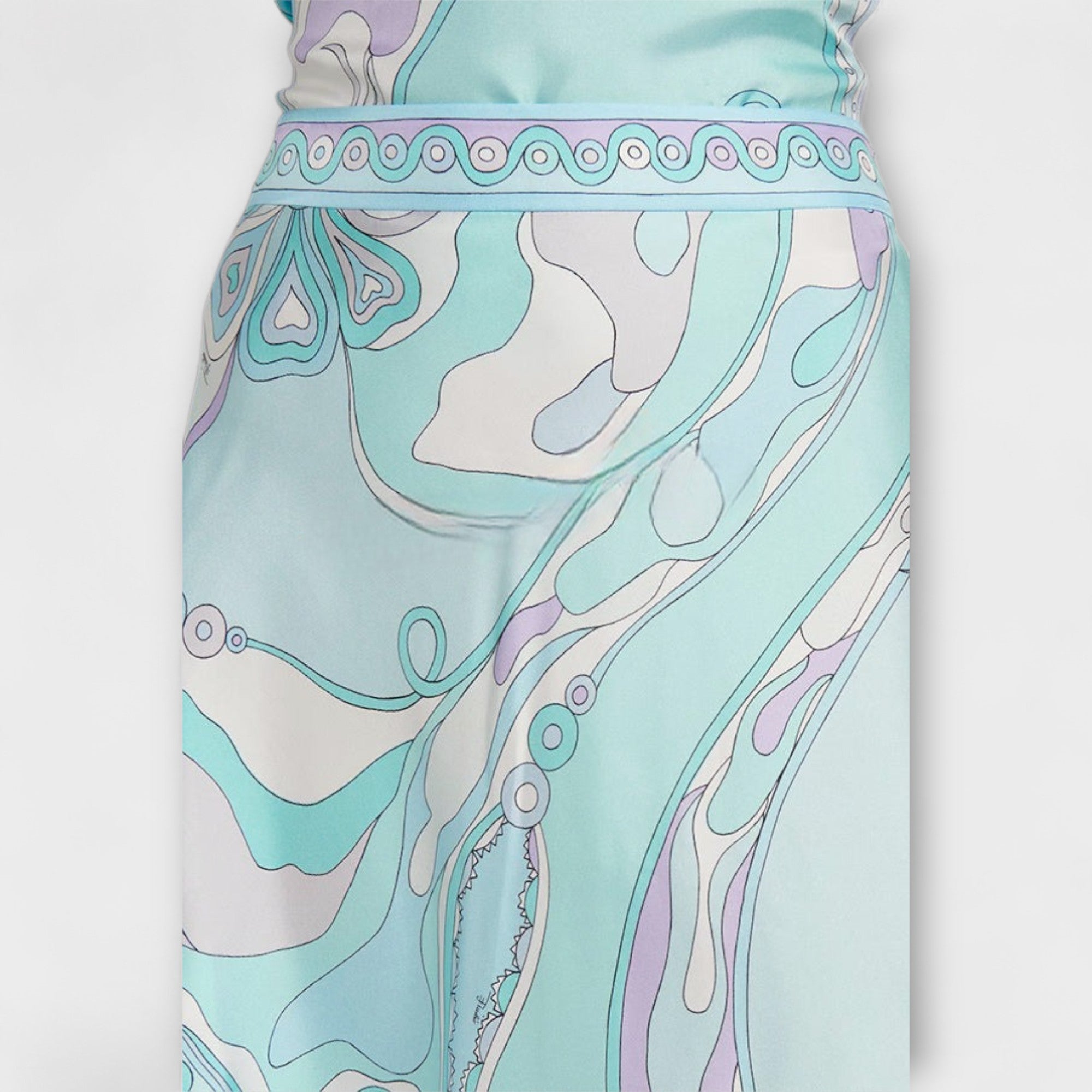 Everly - Set di Top Halter e Gonna Midi Asimmetrica