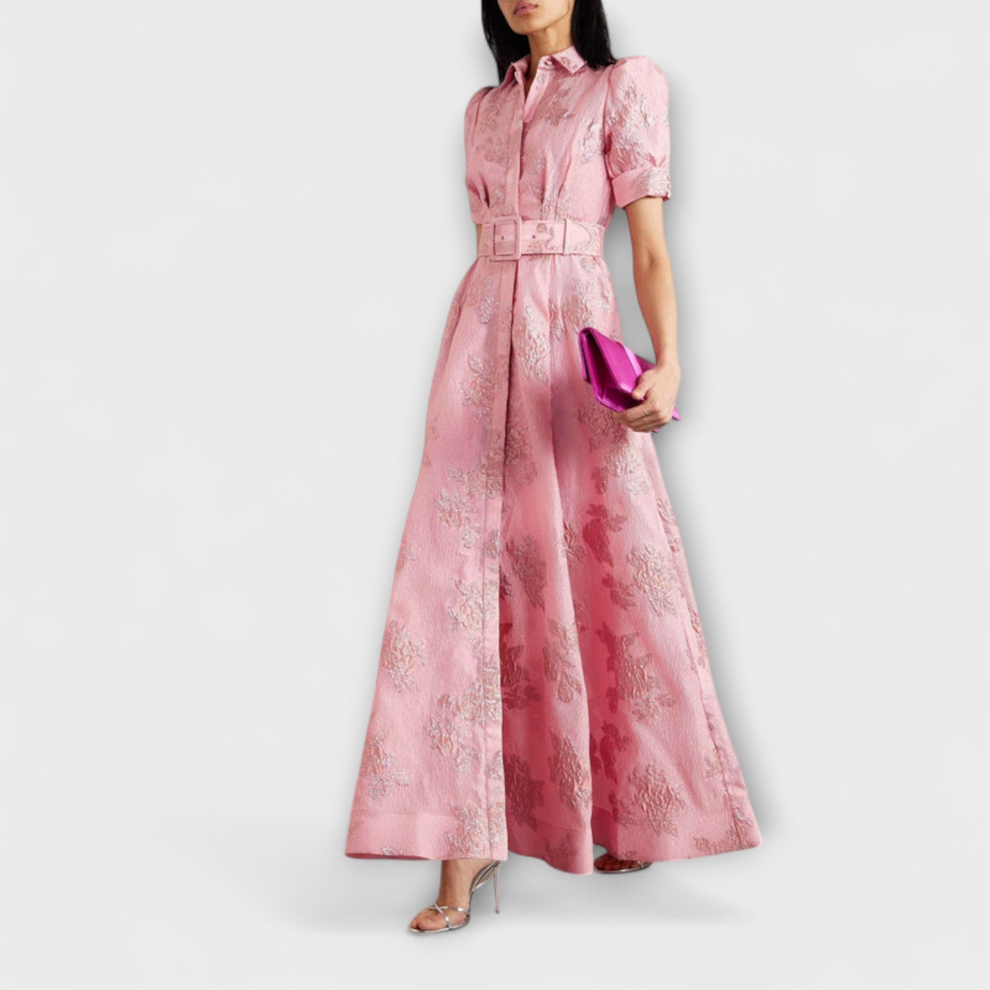 Anabella - Abito con Maniche a Palloncino Corte