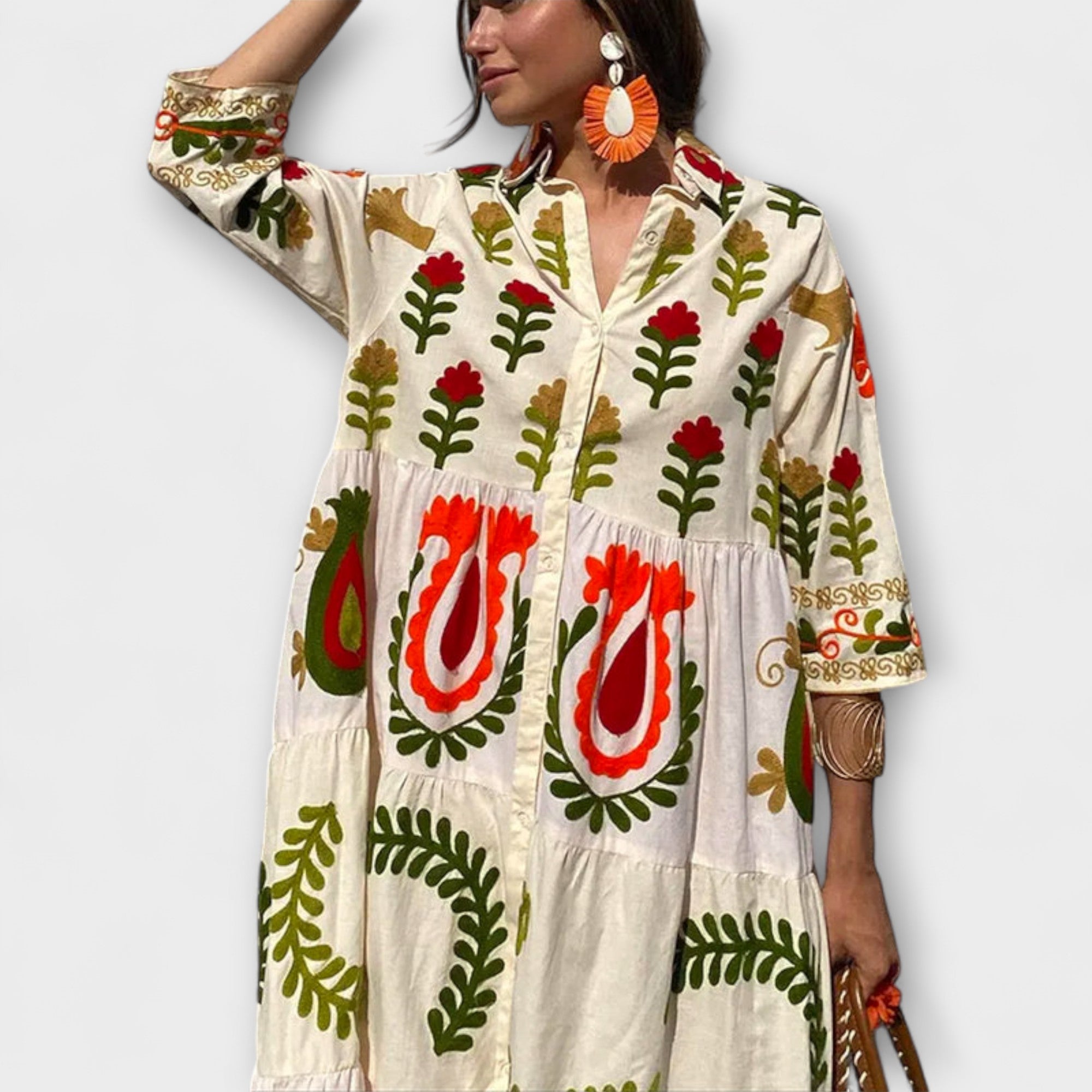 Diona - Abito Floreale Elegante