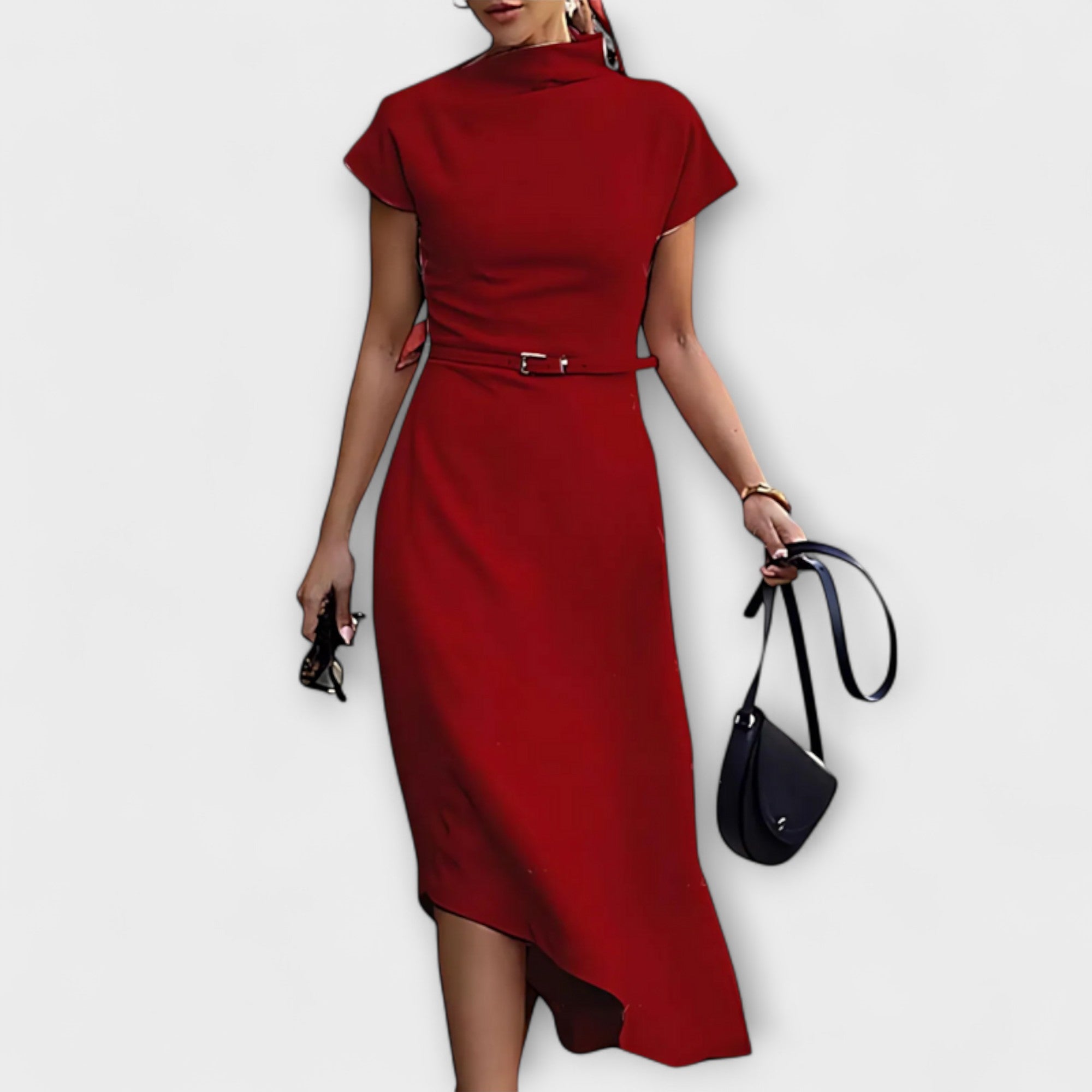 Amelia - Vestito Urbano Asimmetrico