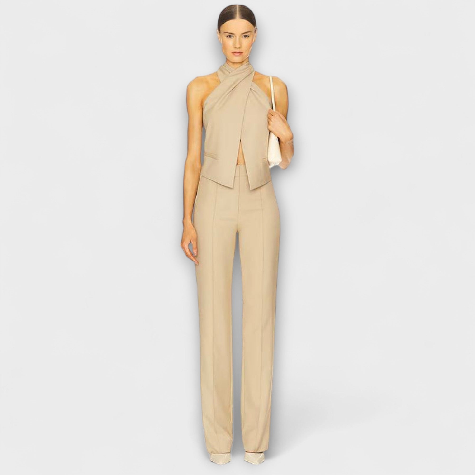 Giugno - Top a Scollo Halter Incrociato