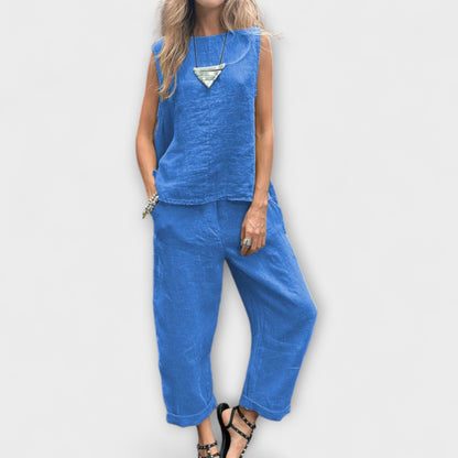 Jennifer - Completo in Cotone-Lino Relaxed