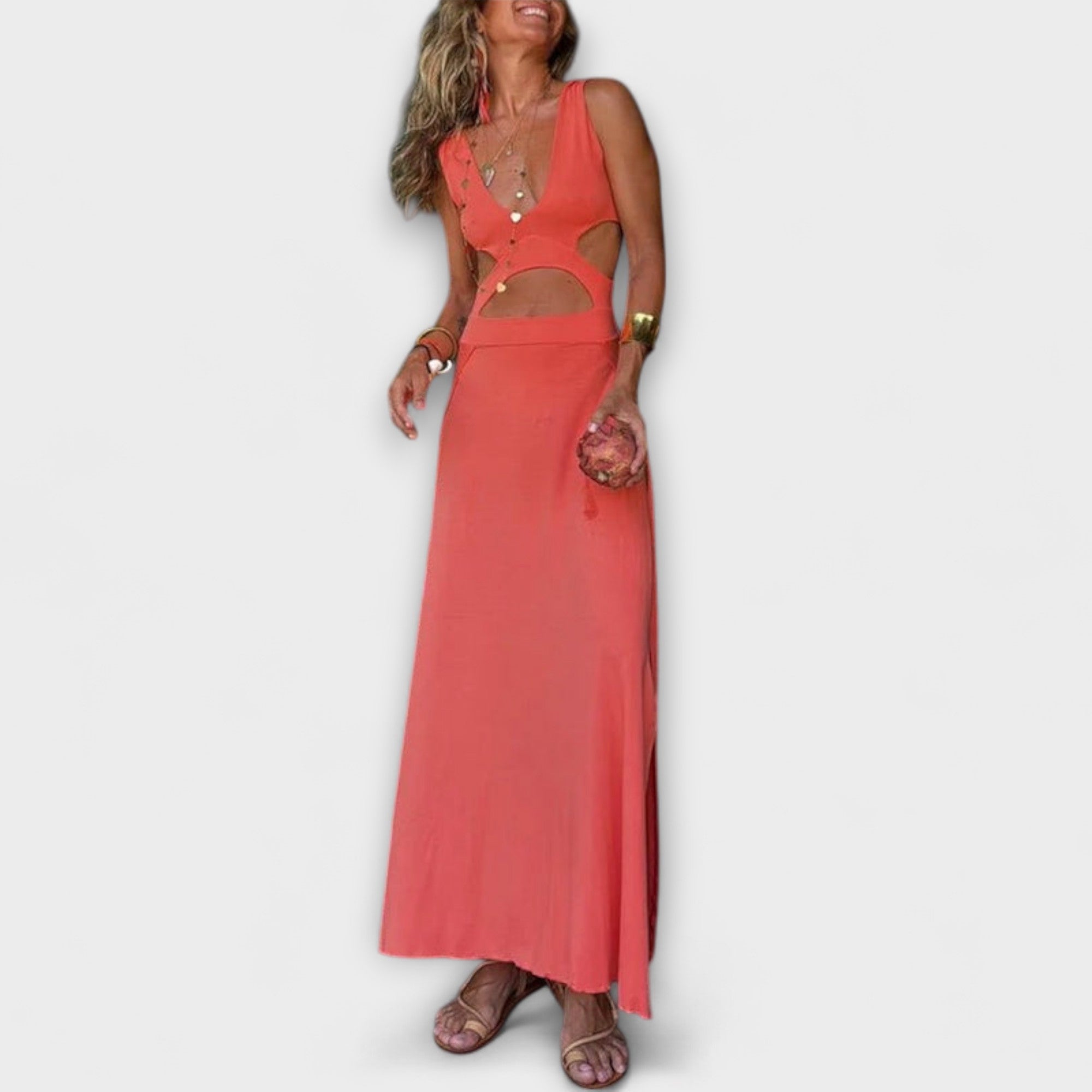 Ella - Abito Stretch con Cutout e Tie-Dye Eleanor