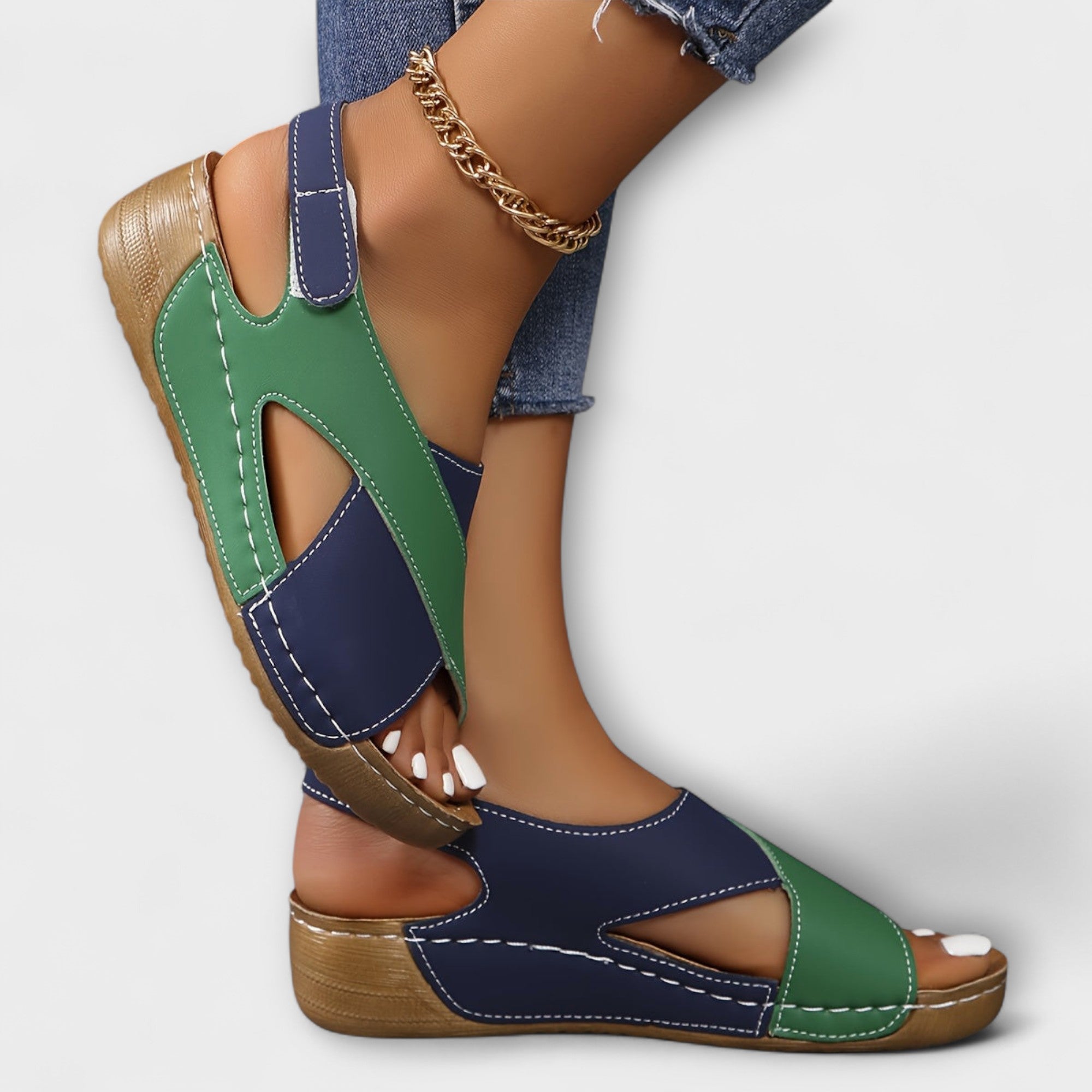 Aby - Sandali da Escursionismo Ortopedici Traspiranti per Donne