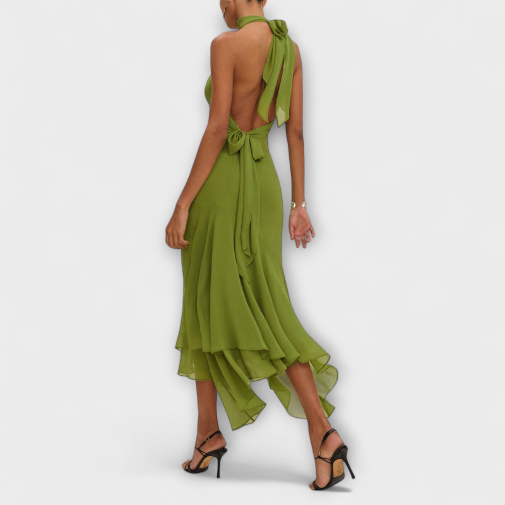 Elodie - Abito Maxi Asimmetrico Chic