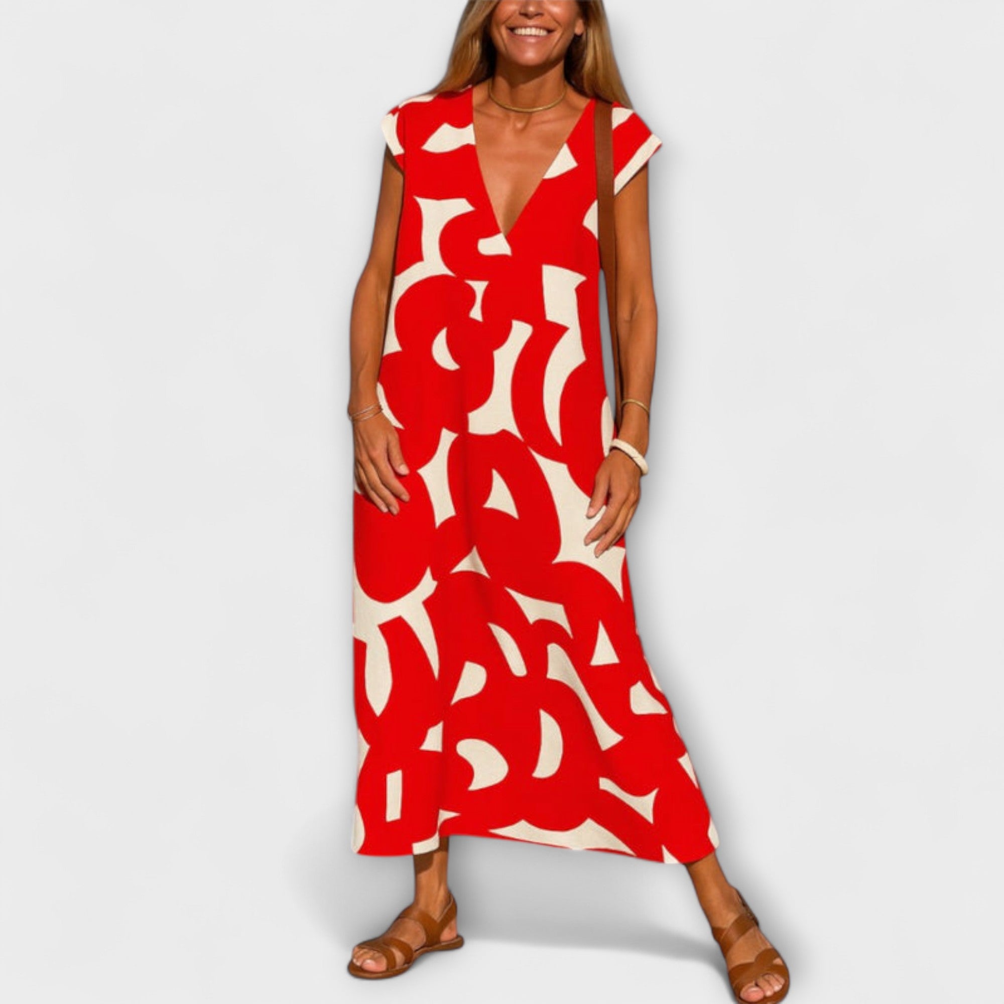 Linae – Abito Leggero con Scollatura a V