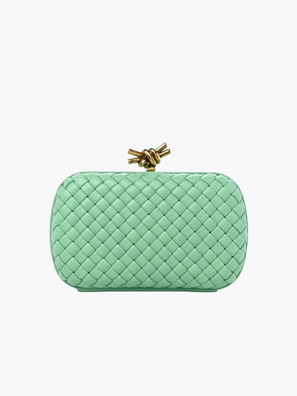 Borsa Clutch Mini Nodo Celeste