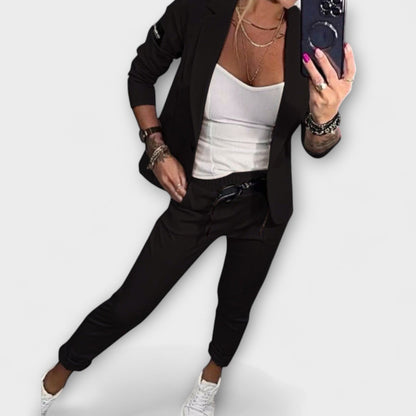 Malou - Set Coordinato di Top, Giacca e Pantaloni