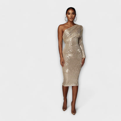 Margely - Abito da Sera con Top Avvolgente