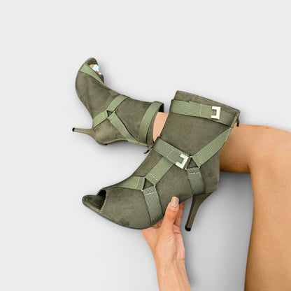 Sandali Eleganti con Tacco Alto e Punta Aperta