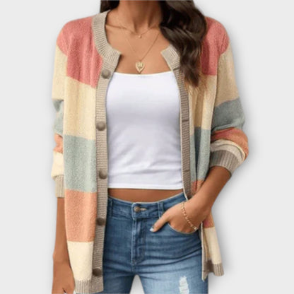 Lottenia - Cardigan a righe