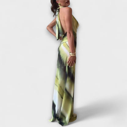 Abito Maxi Gradient Tie-Dye Classico