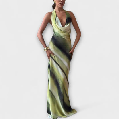 Abito Maxi Gradient Tie-Dye Classico