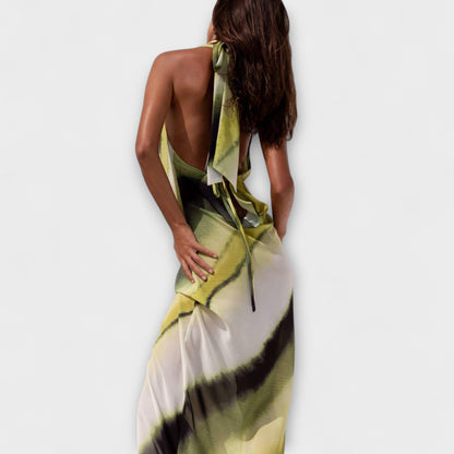 Abito Maxi Gradient Tie-Dye Classico