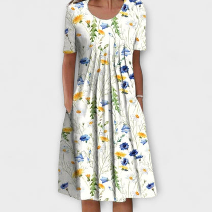 Emelie – Abito Stravagante a Strati con Controllo Pancia