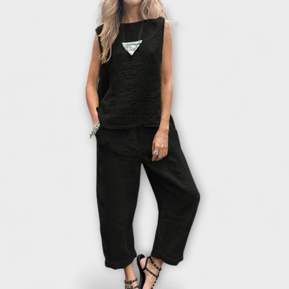 Jennifer - Completo in Cotone-Lino Relaxed