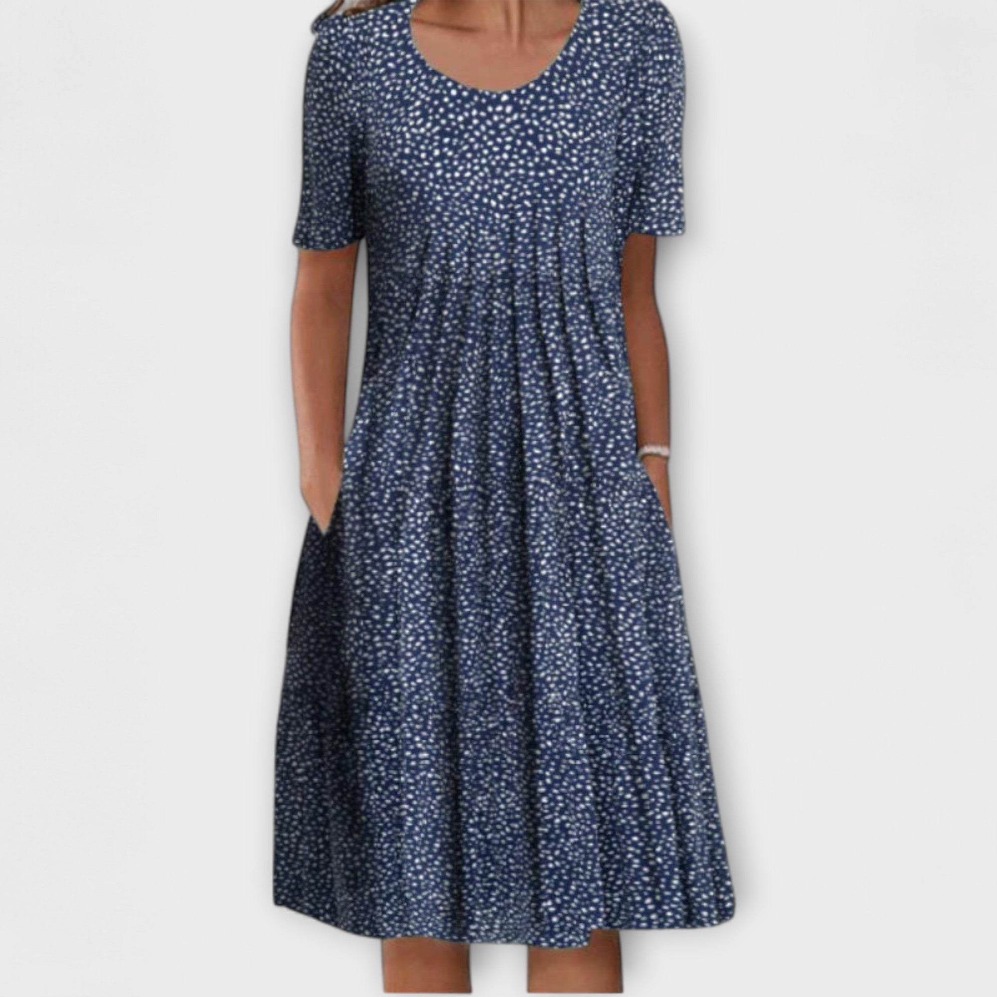 Emelie – Abito Stravagante a Strati con Controllo Pancia