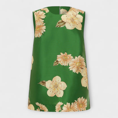 Clea - Completo Pantaloni Senza Maniche Salvia