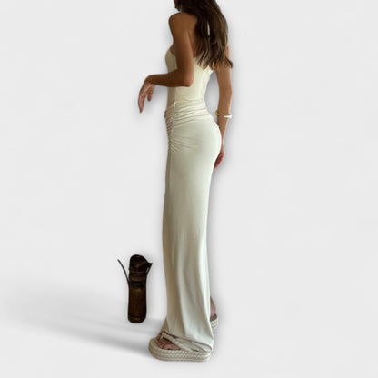 Minna - Abito Seducente Senza Maniche con Tagli