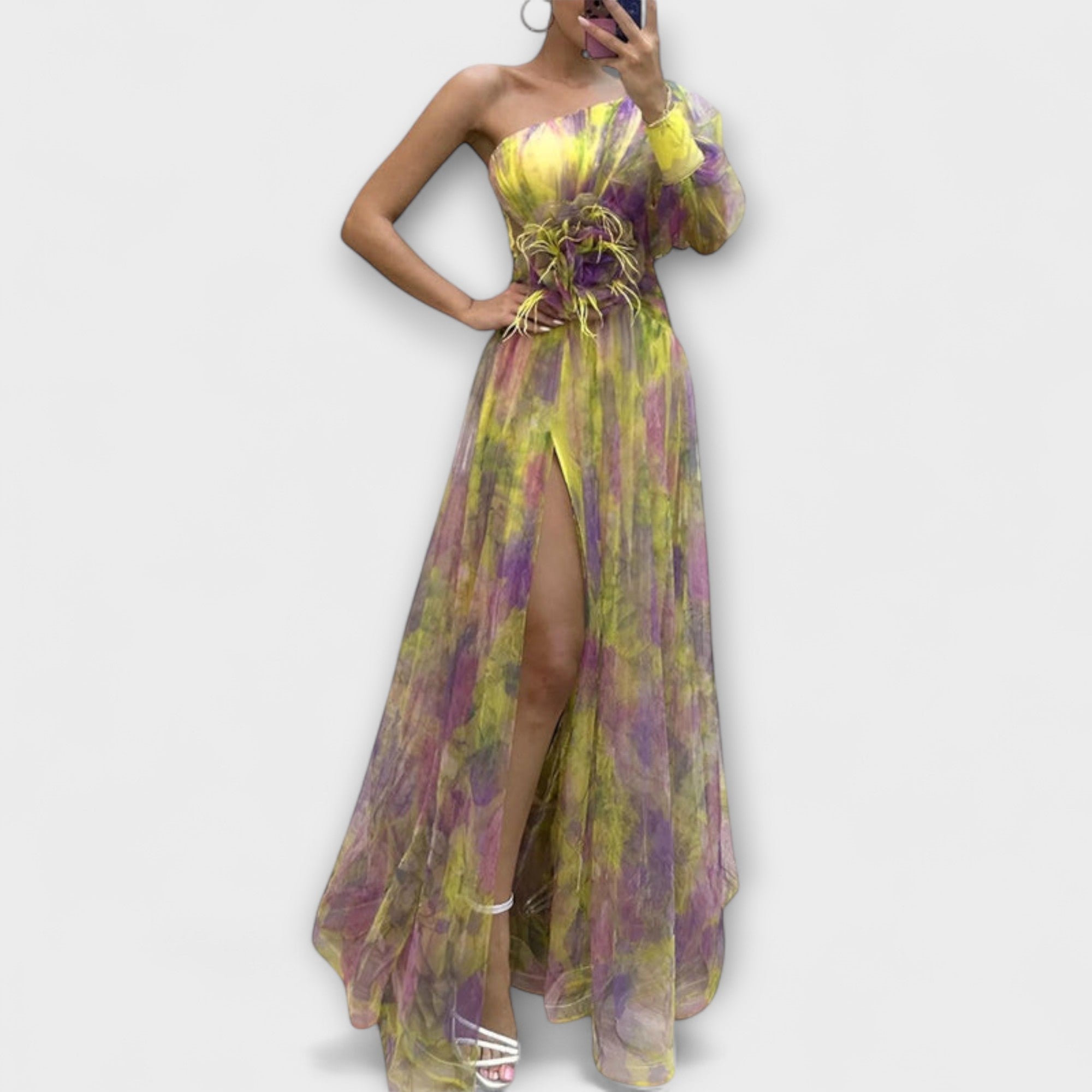 Minna – Abito Maxi Asimmetrico Amelie