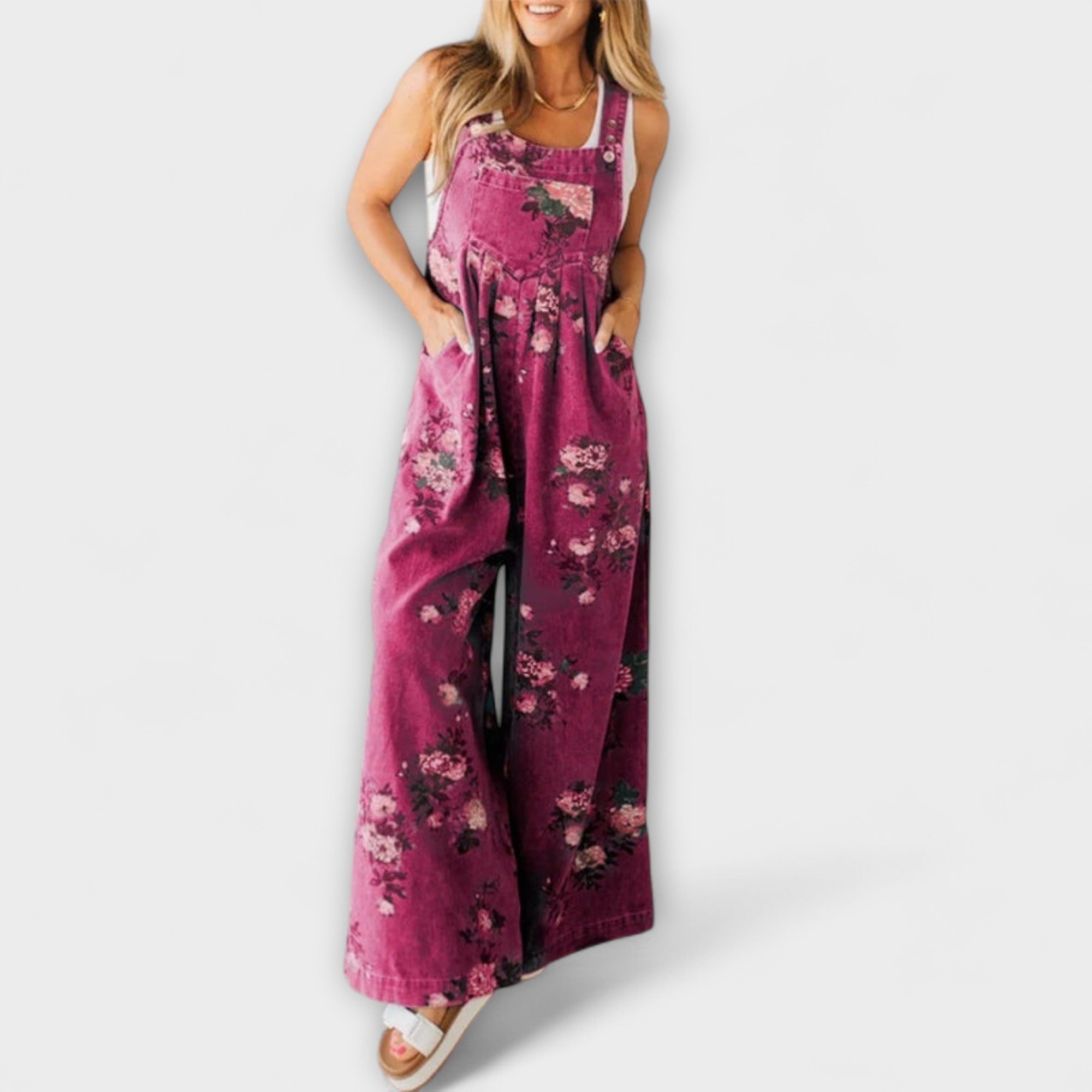 Mirona - Salopette Denim Relaxed Fit