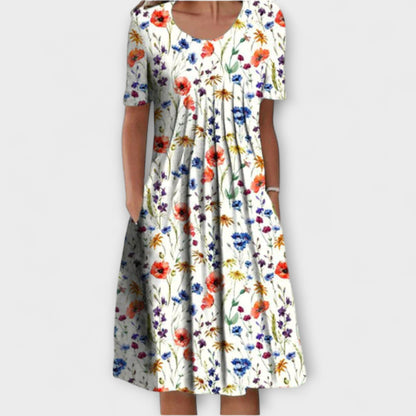 Emelie – Abito Stravagante a Strati con Controllo Pancia