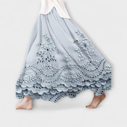 Luna – Gonna Maxi Boho con Ricami