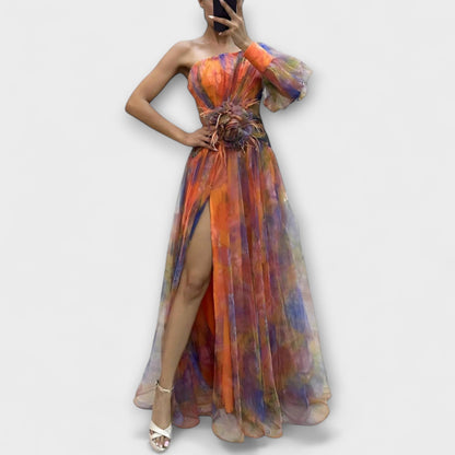 Minna – Abito Maxi Asimmetrico Amelie